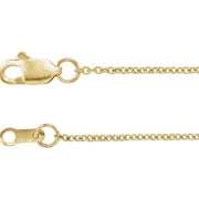 Gold Cable Link Chain 18